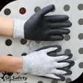 SRSAFETY 13g nylon and glassfiber nitrile dipped cut resistant mechanic gloves